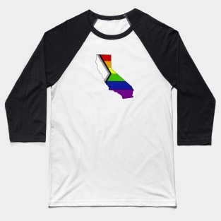 progress pride flag - California Baseball T-Shirt